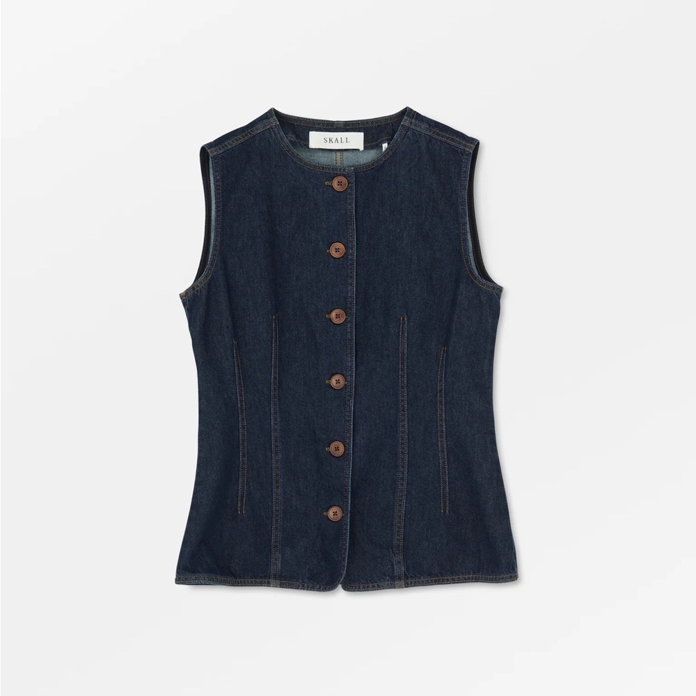 SKALL Studio Denim Sleeveless Tammy Vest